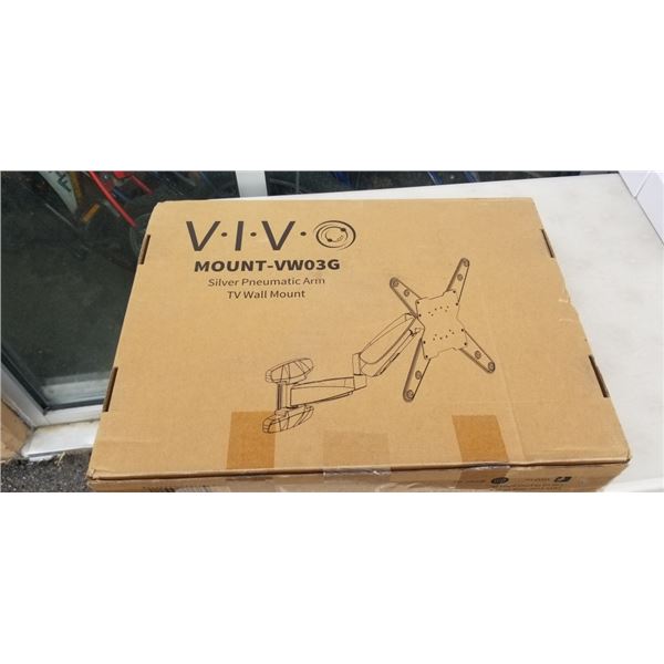SILVER PNEUMATIC ARM TV WALL MOUNT