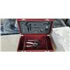 Image 3 : 2 BRAND NEW WINE GIFT BOXES - (2) 2 BOTTLE WINE HOLDER W/ CORKSCREW, BOTTLE STOPPER, POURER, AND FOI