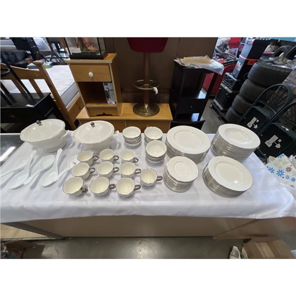 IMPERIAL STERLING SILVER TRIM SERVING SET