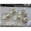 Image 1 : ROYAL ALBERT TRANQUILITY LUNCHEON SETS WITH CREAM AND SUGAR