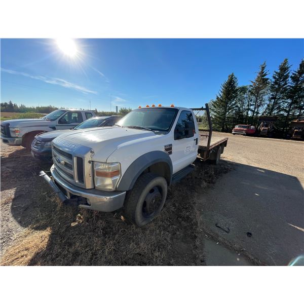 F2008 Ford F450, 6.4 diesel, auto trans, 4WD, 5th wheel, not running, 11 ft Deck, Approx. 235,082 km