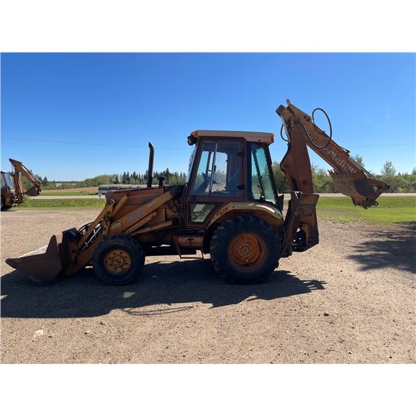 1988 Case 580K, 4WD, Extendahoe, approx. 8,325 hrs, 24 inch bucket, running, SN.JAB0002031