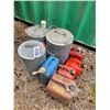 Image 1 : Lot of vintage coolers & jerry cans