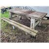 Image 5 : Picnic table, handrails, lawnmowers & bikes