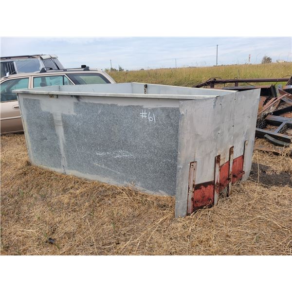 Steel mobile, grain/fertilizer hopper bin