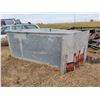Image 1 : Steel mobile, grain/fertilizer hopper bin