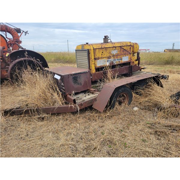 85 Gyro-Flo Ingersoll-Rand portable compressor on trailer, sold for parts