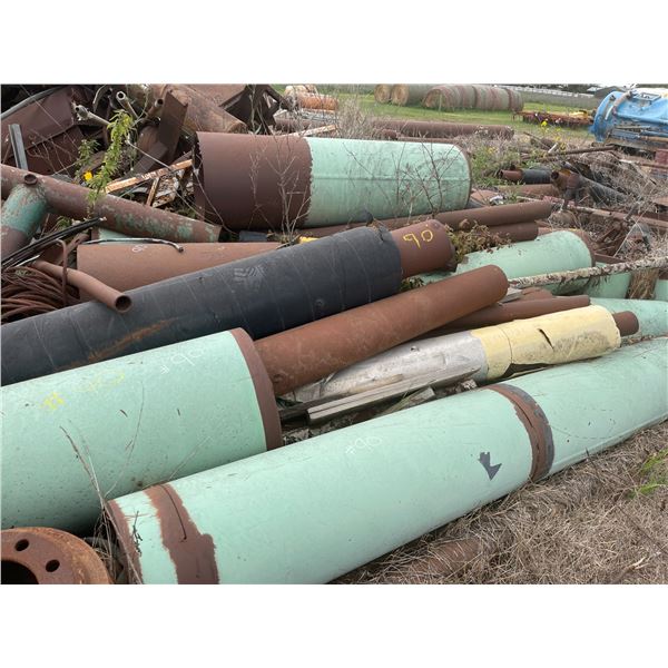 Assorted large dia. Pipe