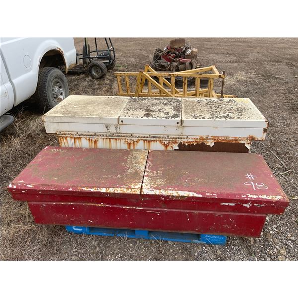 Pair of truck bed tool boxes
