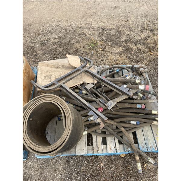 2- Pallets of hyd hose & misc.