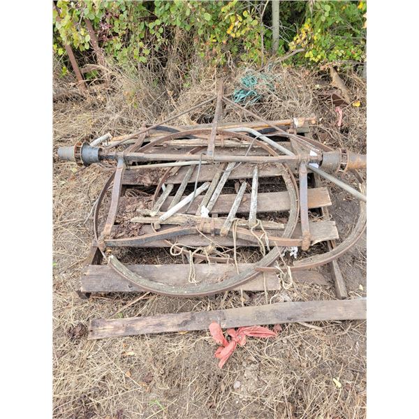 Antique wagon parts