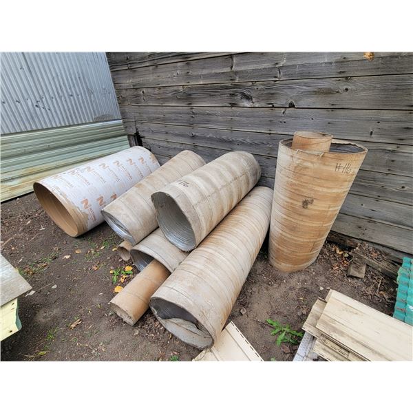 Cardboard concrete forms