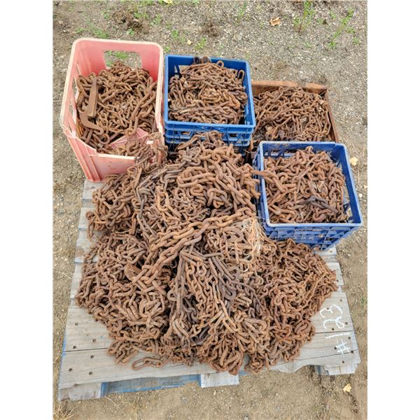 Pallet of tire chains