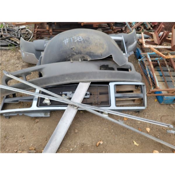 GMC bumper, grill & misc.