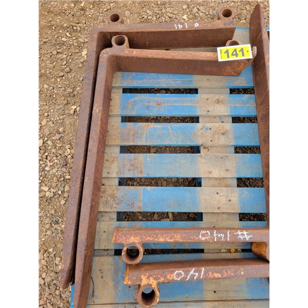 Pair of forklift forks