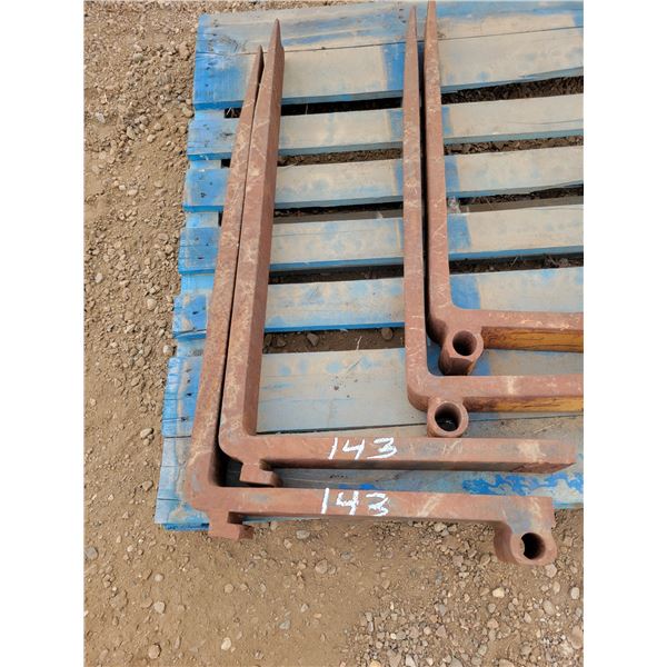 Pair of forklift forks