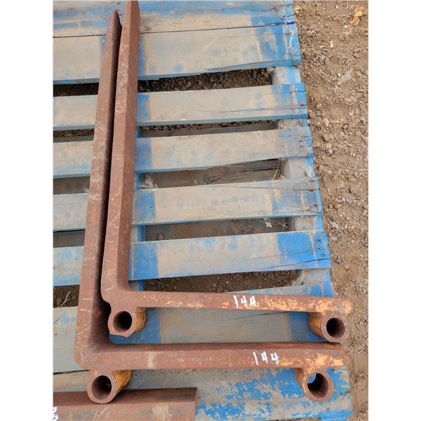 Pair of forklift forks