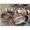 Image 1 : Qty of various size rims