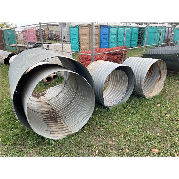 Wide, short metal culverts