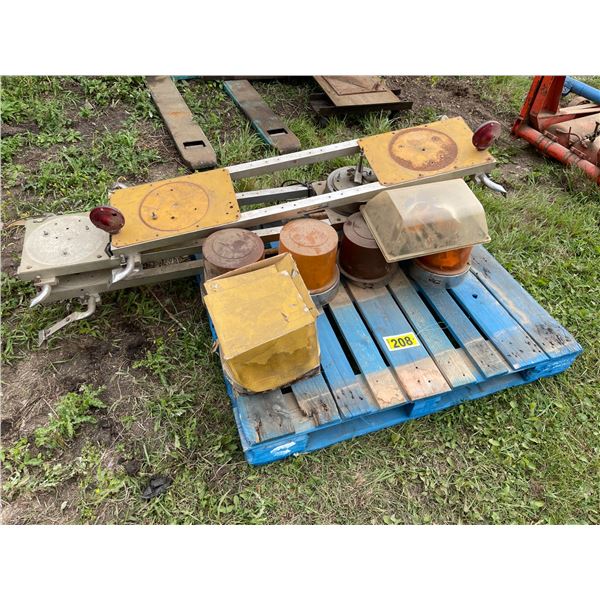 Amber flashing lights (for towing/construction vehicles)