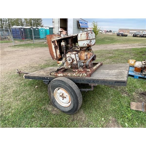 Old welder on small trailer