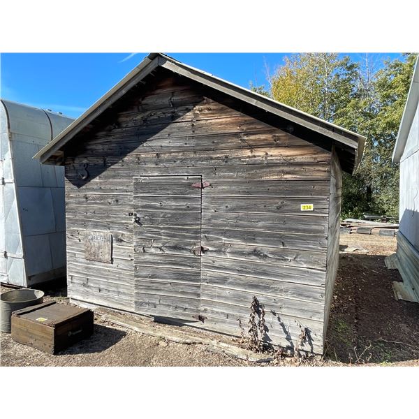 Wood grainary REMOVAL: By Dec 1st 2024. Buyer Responsible to Load. Good solid storage bldg & the woo