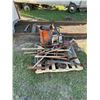 Image 1 : farm/work tools & water pump stand