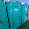 Image 1 : Porta Potty c/w hand sanitizer dispenser, urinal & TP dispenser
