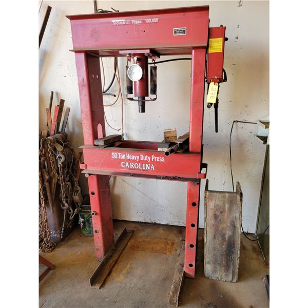 50-ton heavy duty press (hyd.)