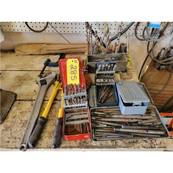 Drill bits & bolt cutters