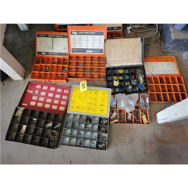 Machine sheet metal screws, lock pins, cotter pins