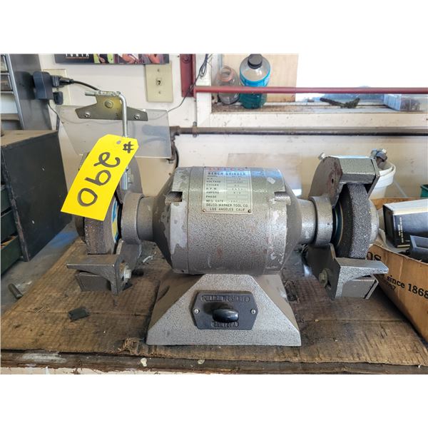 Ball bearing bench grinder