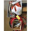 Image 3 : Booster cables, misc. items & gloves