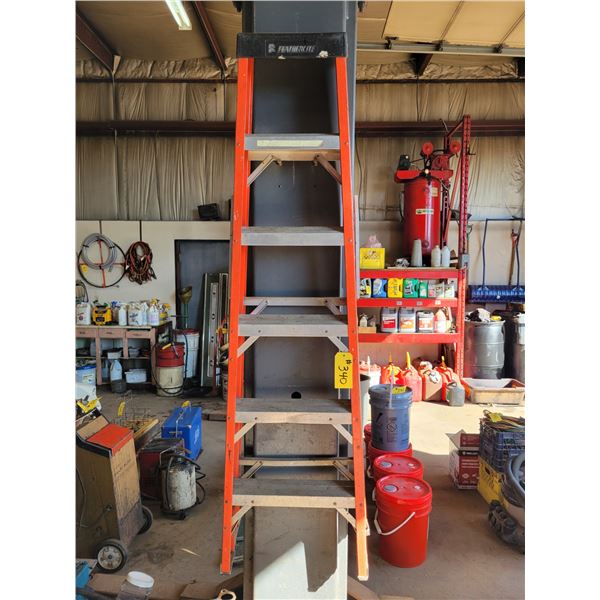 Orange step ladder