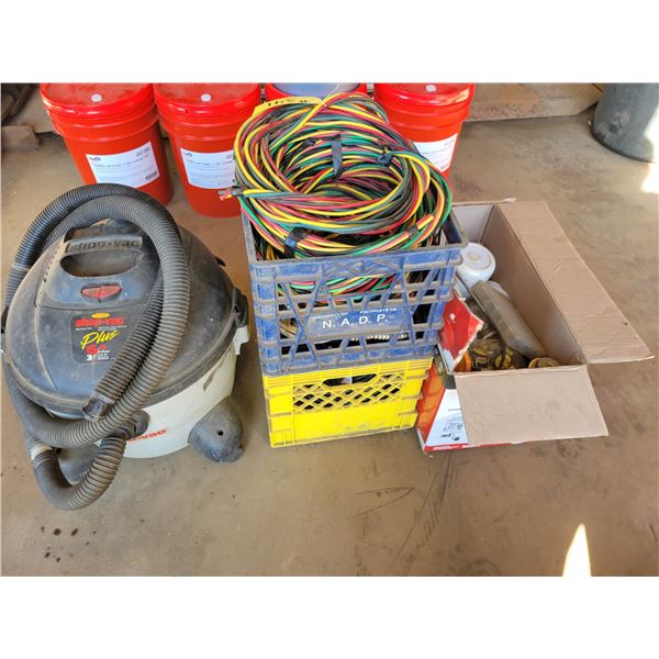 Elec. Wire, shop vac. & elec. items