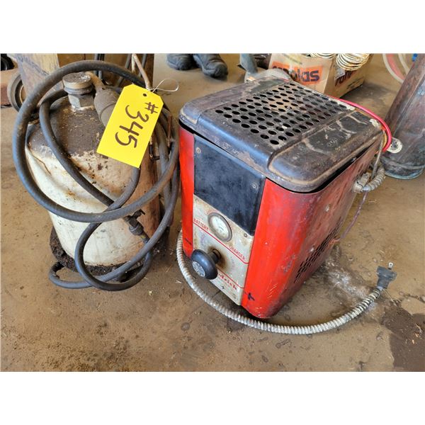 Battery charger & small sand blaster