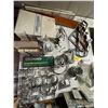 Image 1 : Contents of shelf floor to ceiling, wire, manuals, fuses, hose clamps etc.