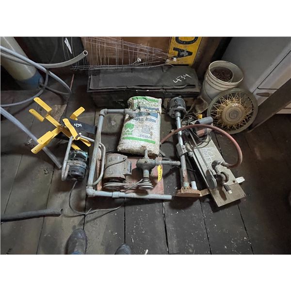 Motors, shingles, plywood misc.