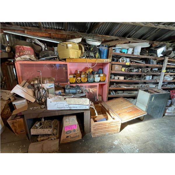 Wall of pumps & misc.