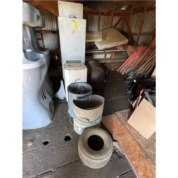 Furnace, fuel tank & misc.