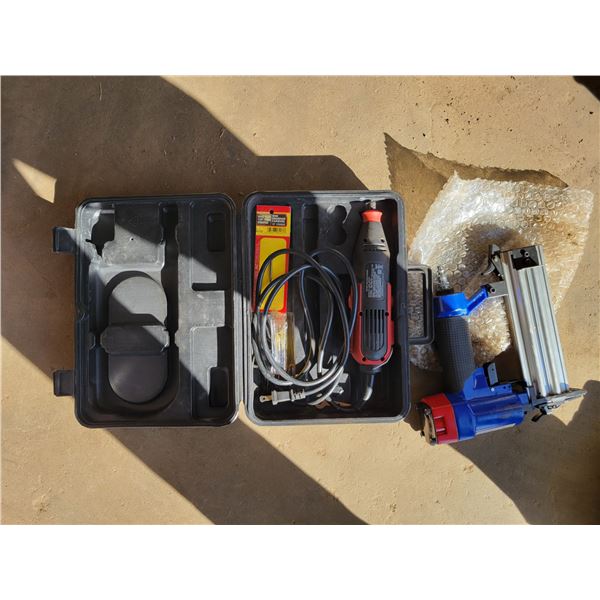 Air stapler & elec. Grinder