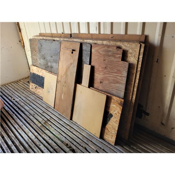 Qty of plywood & insulation