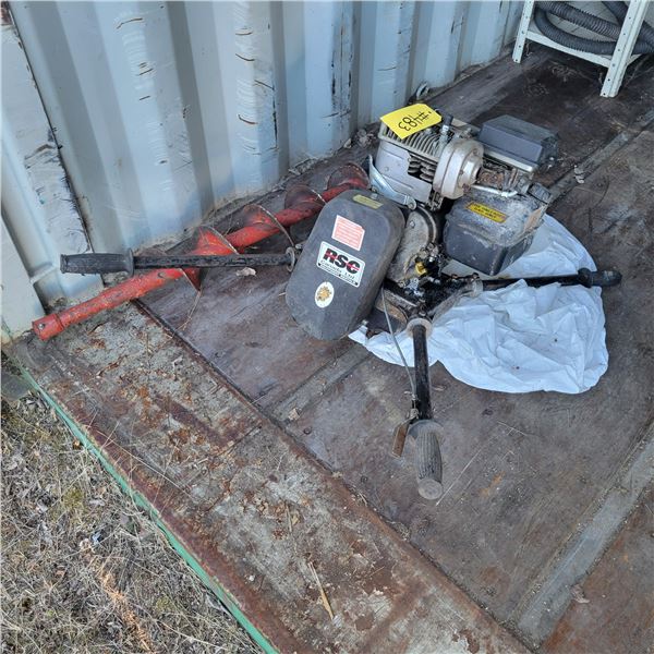 Briggs'n' Stratton 5 Hp gas auger