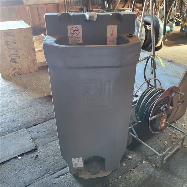 Toilet hand wash station