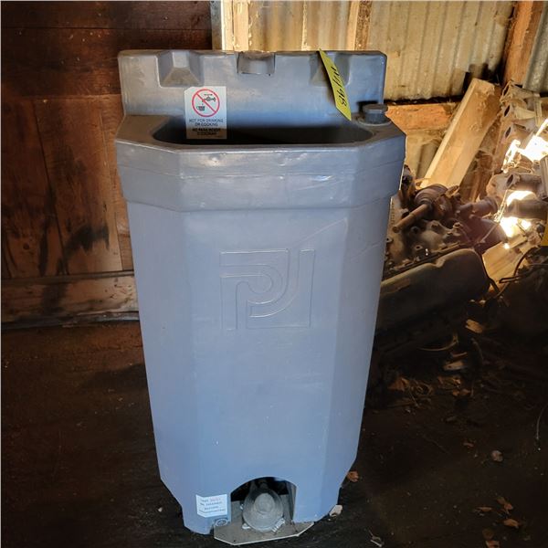 Toilet hand wash station