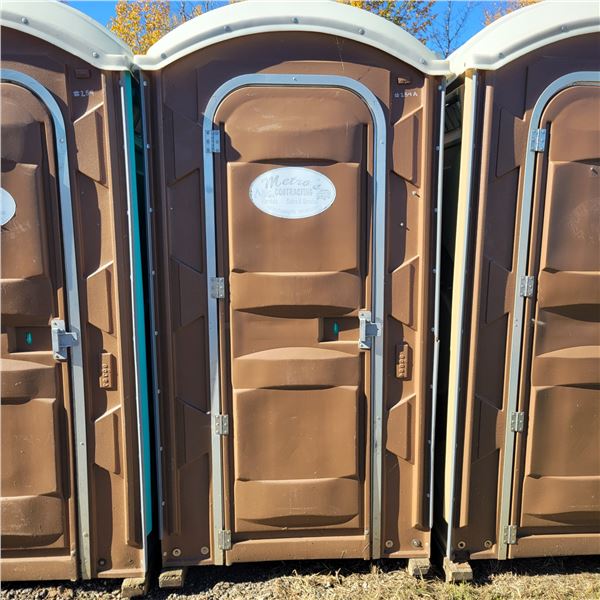 Porta Potty c/w hand sanitizer dispenser, urinal & TP dispenser