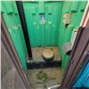 Image 2 : Porta Potty c/w hand sanitizer dispenser & TP dispenser, no urinal (has some damage)