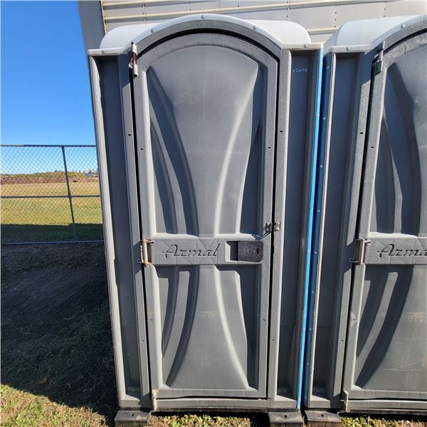 Porta Potty c/w hand sanitizer dispenser, urinal & TP dispenser