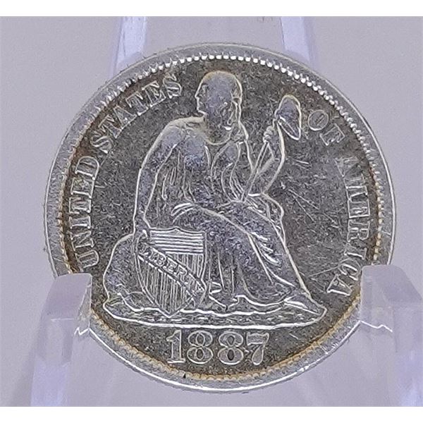 1887-S Seated Dime