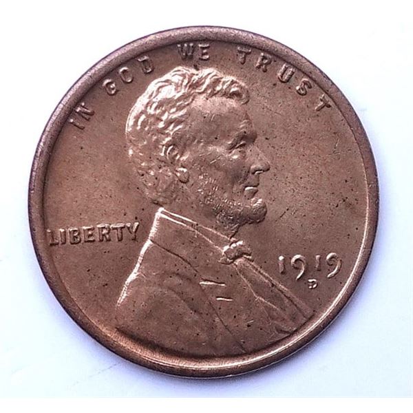 1919-D Lincoln Wheat Cent